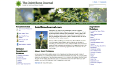 Desktop Screenshot of jointbonejournal.com